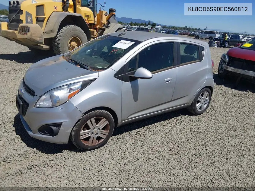 2014 Chevrolet Spark 1Lt Auto VIN: KL8CD6S90EC560812 Lot: 45618357