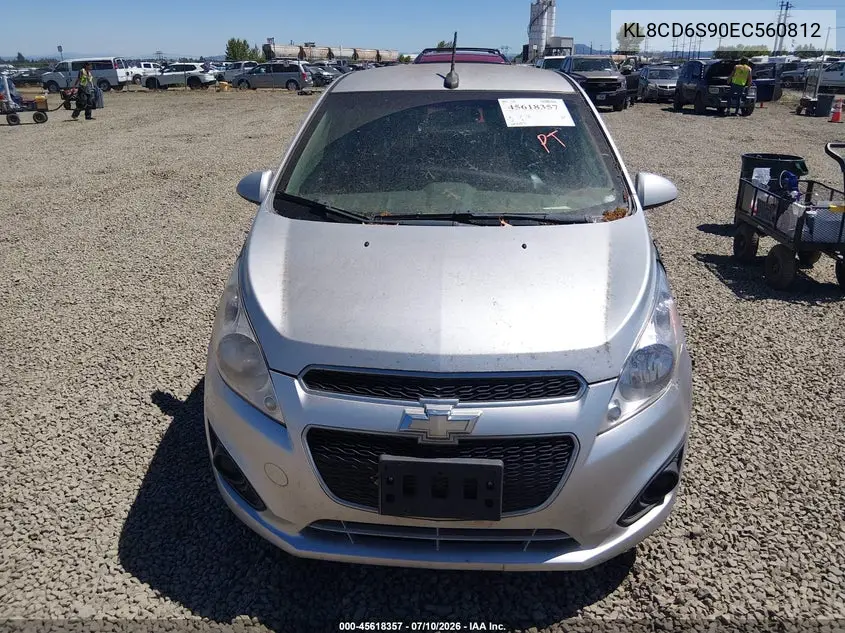 2014 Chevrolet Spark 1Lt Auto VIN: KL8CD6S90EC560812 Lot: 45618357