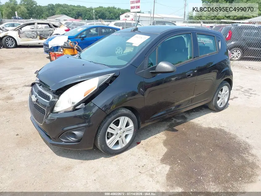 2014 Chevrolet Spark 1Lt Auto VIN: KL8CD6S95EC499070 Lot: 45622672