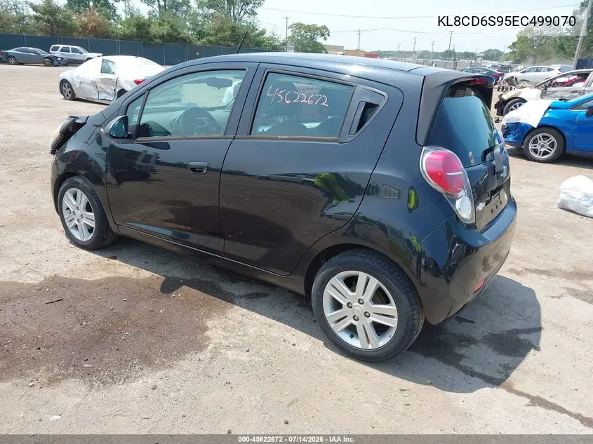 2014 Chevrolet Spark 1Lt Auto VIN: KL8CD6S95EC499070 Lot: 45622672