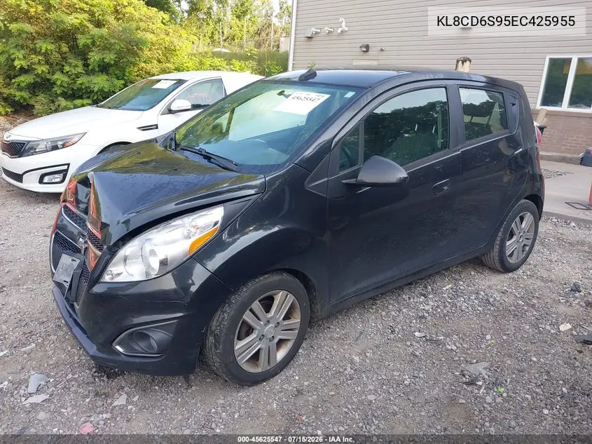 2014 Chevrolet Spark 1Lt Auto VIN: KL8CD6S95EC425955 Lot: 45625547