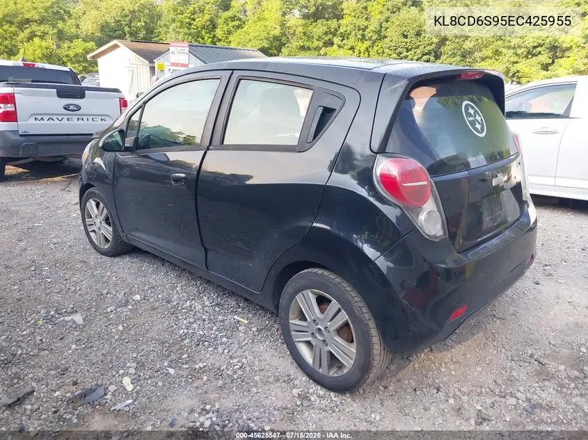 2014 Chevrolet Spark 1Lt Auto VIN: KL8CD6S95EC425955 Lot: 45625547