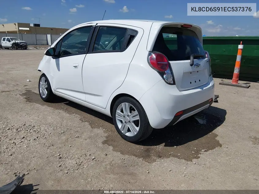 2014 Chevrolet Spark 1Lt Auto VIN: KL8CD6S91EC537376 Lot: 45625820
