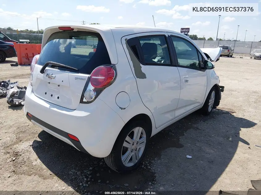 2014 Chevrolet Spark 1Lt Auto VIN: KL8CD6S91EC537376 Lot: 45625820