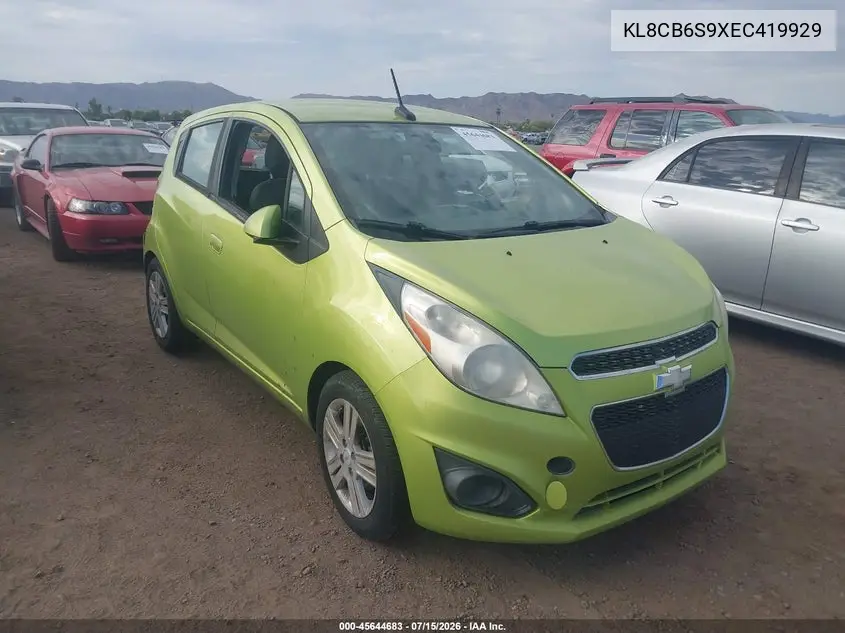 2014 Chevrolet Spark Ls Auto VIN: KL8CB6S9XEC419929 Lot: 45644683