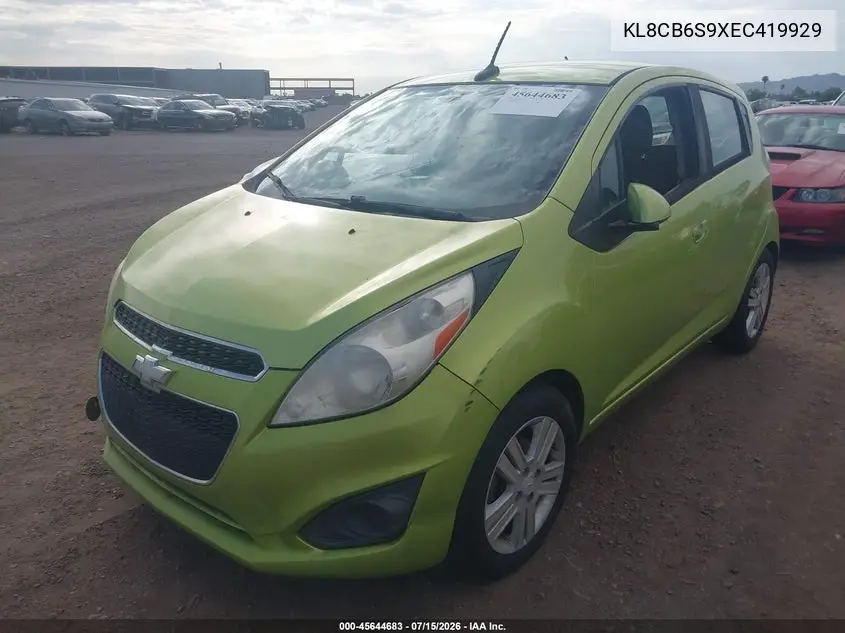 2014 Chevrolet Spark Ls Auto VIN: KL8CB6S9XEC419929 Lot: 45644683