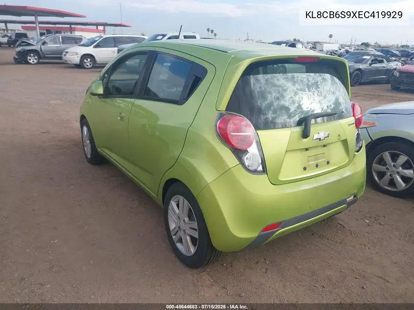 2014 Chevrolet Spark Ls Auto VIN: KL8CB6S9XEC419929 Lot: 45644683