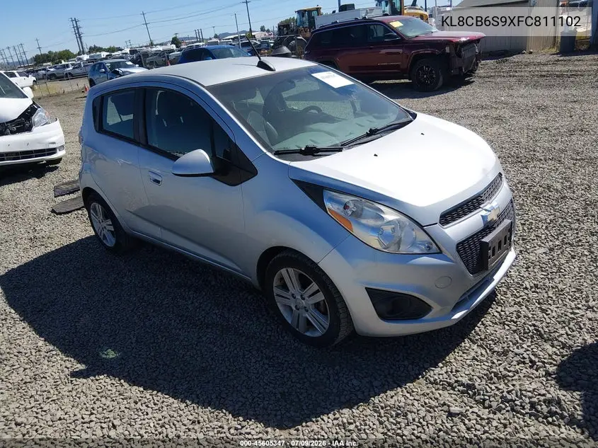 2015 Chevrolet Spark Ls Cvt VIN: KL8CB6S9XFC811102 Lot: 45605347