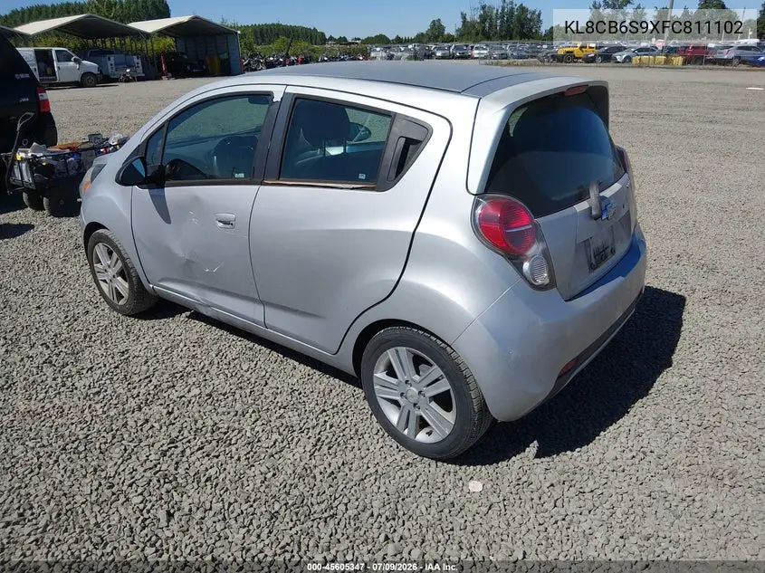 2015 Chevrolet Spark Ls Cvt VIN: KL8CB6S9XFC811102 Lot: 45605347