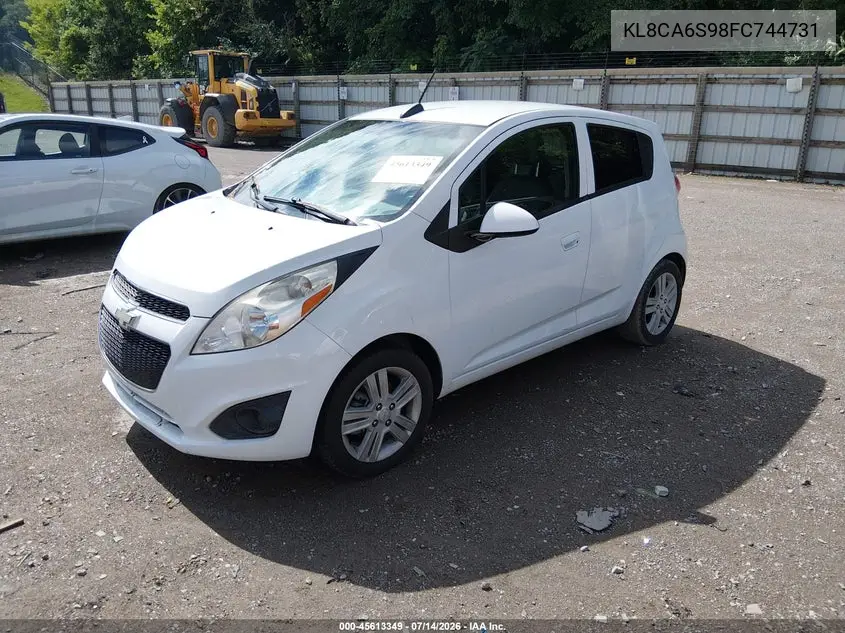 2015 Chevrolet Spark Ls Manual VIN: KL8CA6S98FC744731 Lot: 45613349