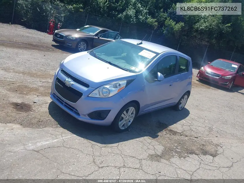 2015 Chevrolet Spark Ls Cvt VIN: KL8CB6S91FC737262 Lot: 45618127