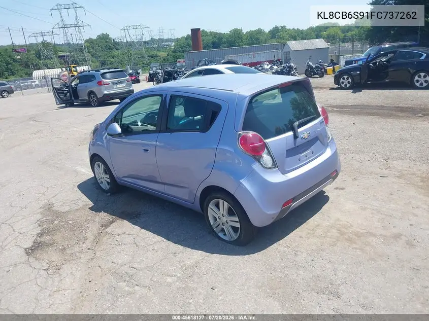 2015 Chevrolet Spark Ls Cvt VIN: KL8CB6S91FC737262 Lot: 45618127