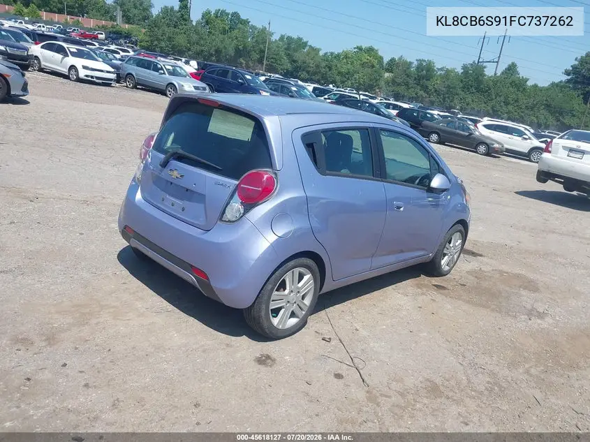 2015 Chevrolet Spark Ls Cvt VIN: KL8CB6S91FC737262 Lot: 45618127