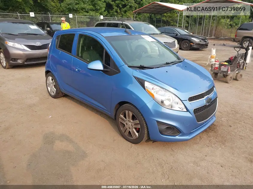 2015 Chevrolet Spark Ls Manual VIN: KL8CA6S91FC739869 Lot: 45635567
