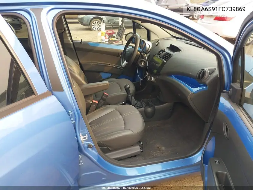 2015 Chevrolet Spark Ls Manual VIN: KL8CA6S91FC739869 Lot: 45635567