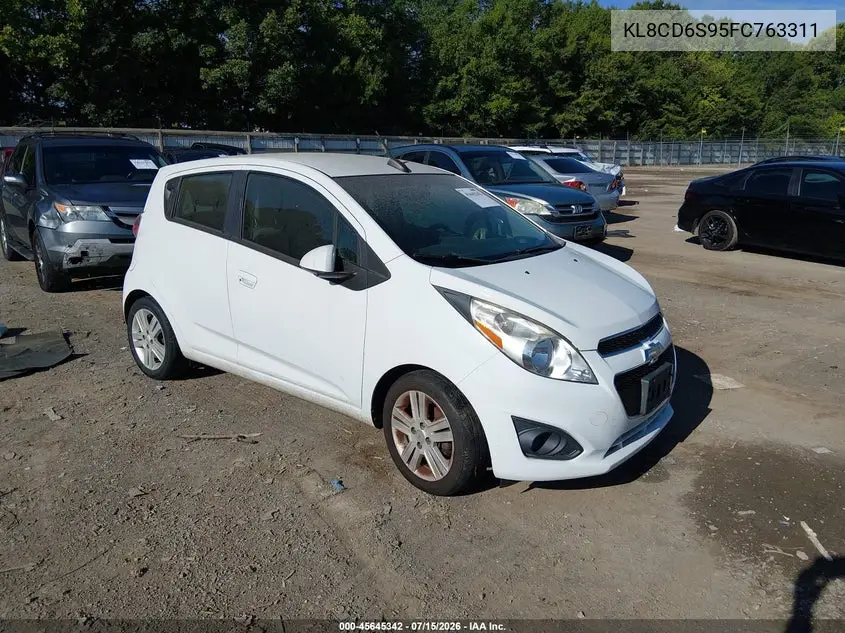 2015 Chevrolet Spark 1Lt Cvt VIN: KL8CD6S95FC763311 Lot: 45645342