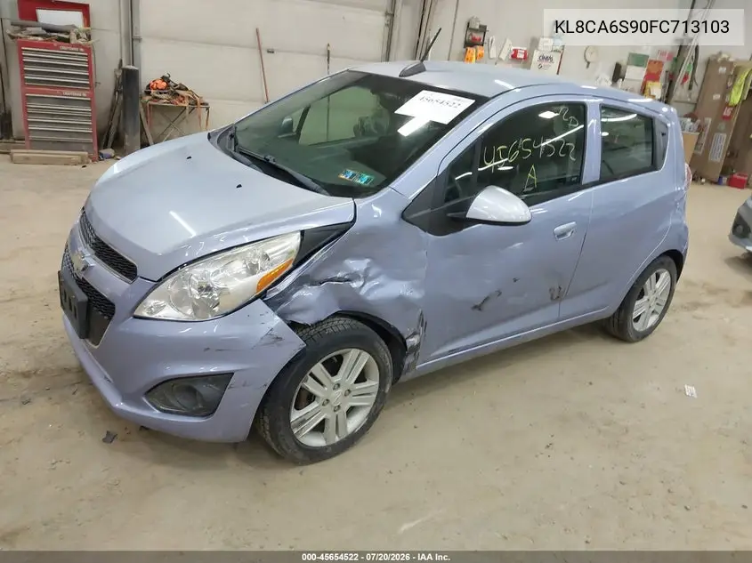 2015 Chevrolet Spark Ls Manual VIN: KL8CA6S90FC713103 Lot: 45654522