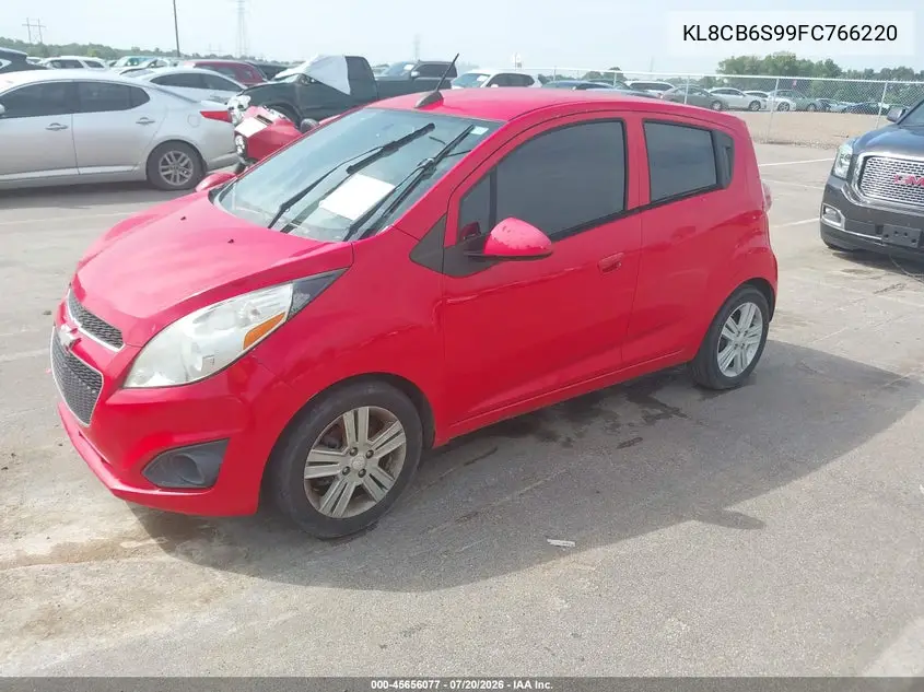 2015 Chevrolet Spark Ls Cvt VIN: KL8CB6S99FC766220 Lot: 45656077