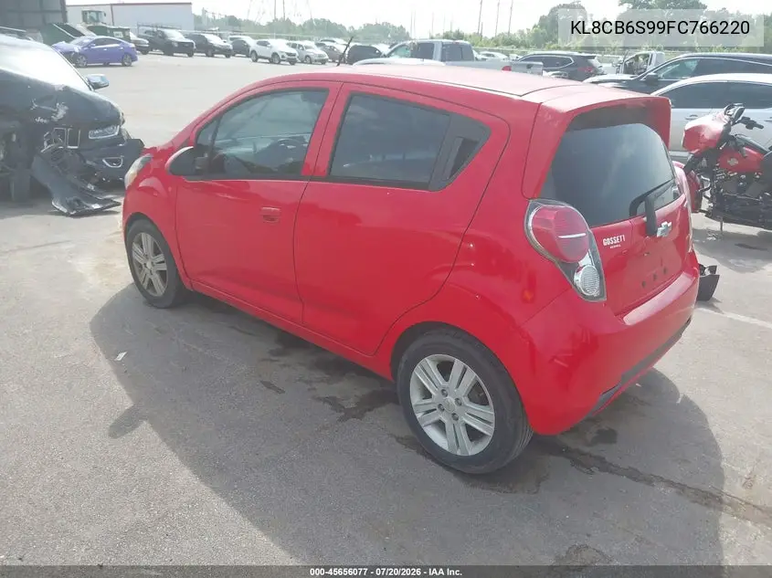 2015 Chevrolet Spark Ls Cvt VIN: KL8CB6S99FC766220 Lot: 45656077