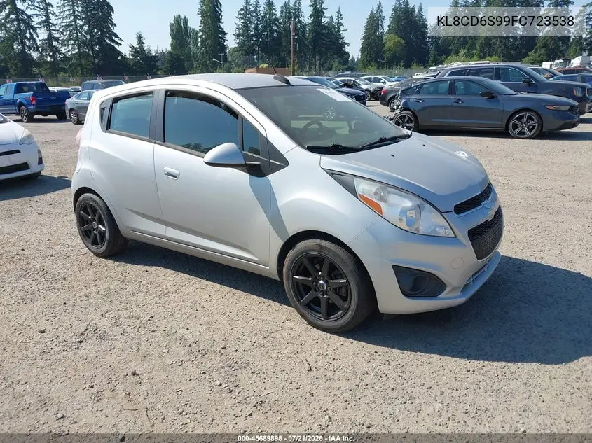 2015 Chevrolet Spark 1Lt Cvt VIN: KL8CD6S99FC723538 Lot: 45689898