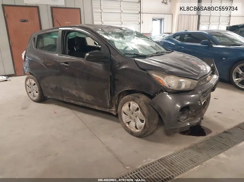 2016 Chevrolet Spark Ls Cvt VIN: KL8CB6SA8GC559734 Lot: 45525952