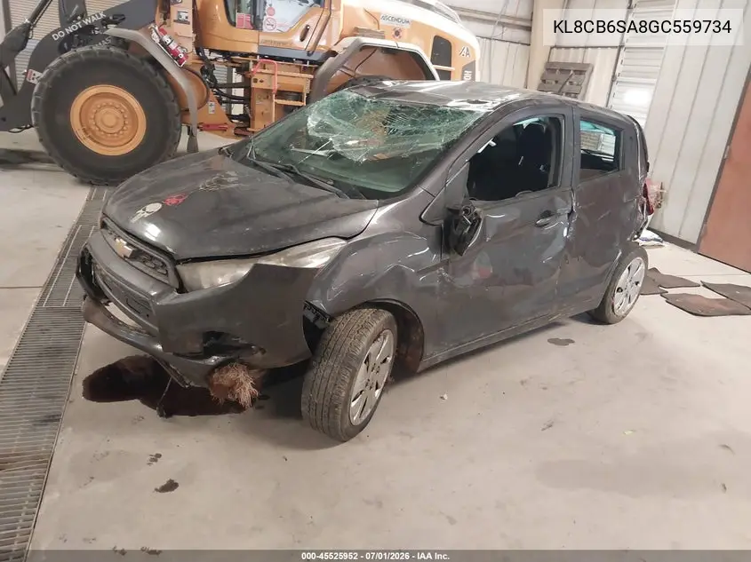 2016 Chevrolet Spark Ls Cvt VIN: KL8CB6SA8GC559734 Lot: 45525952