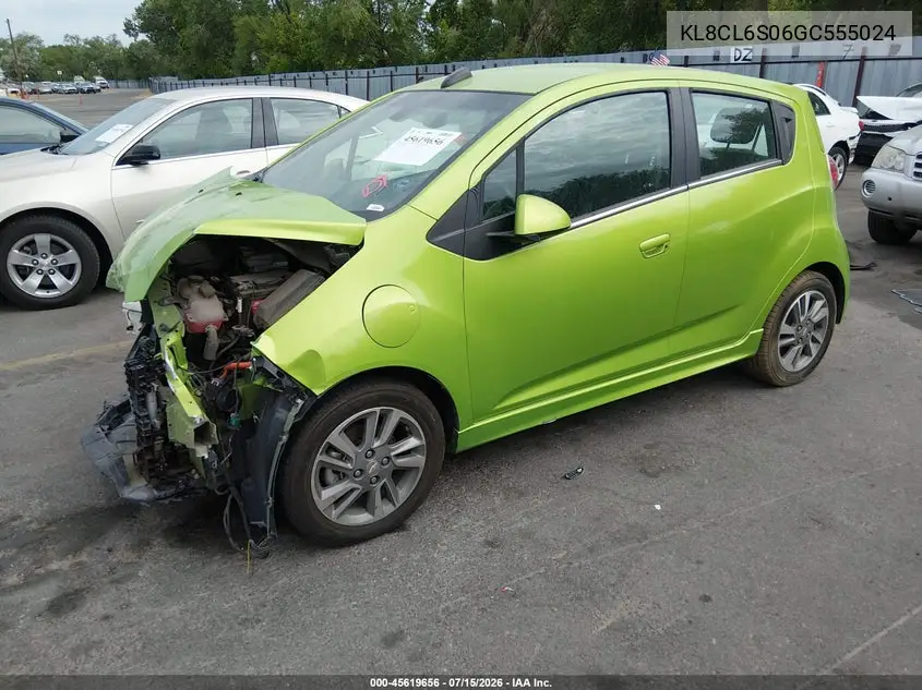 2016 Chevrolet Spark Ev 2Lt VIN: KL8CL6S06GC555024 Lot: 45619656