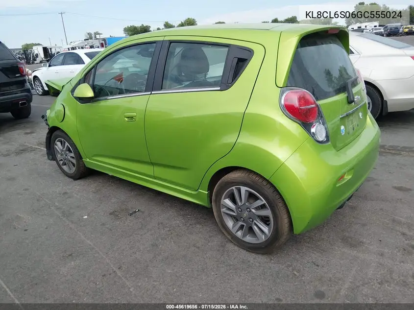 2016 Chevrolet Spark Ev 2Lt VIN: KL8CL6S06GC555024 Lot: 45619656