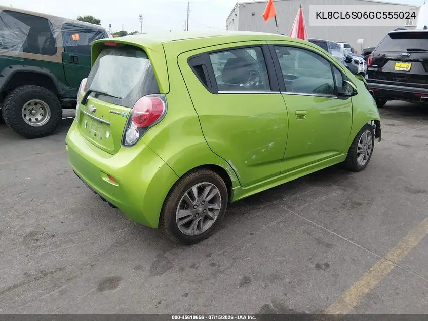 2016 Chevrolet Spark Ev 2Lt VIN: KL8CL6S06GC555024 Lot: 45619656
