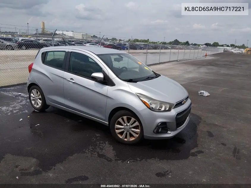 2017 Chevrolet Spark 1Lt Cvt VIN: KL8CD6SA9HC717221 Lot: 45403562