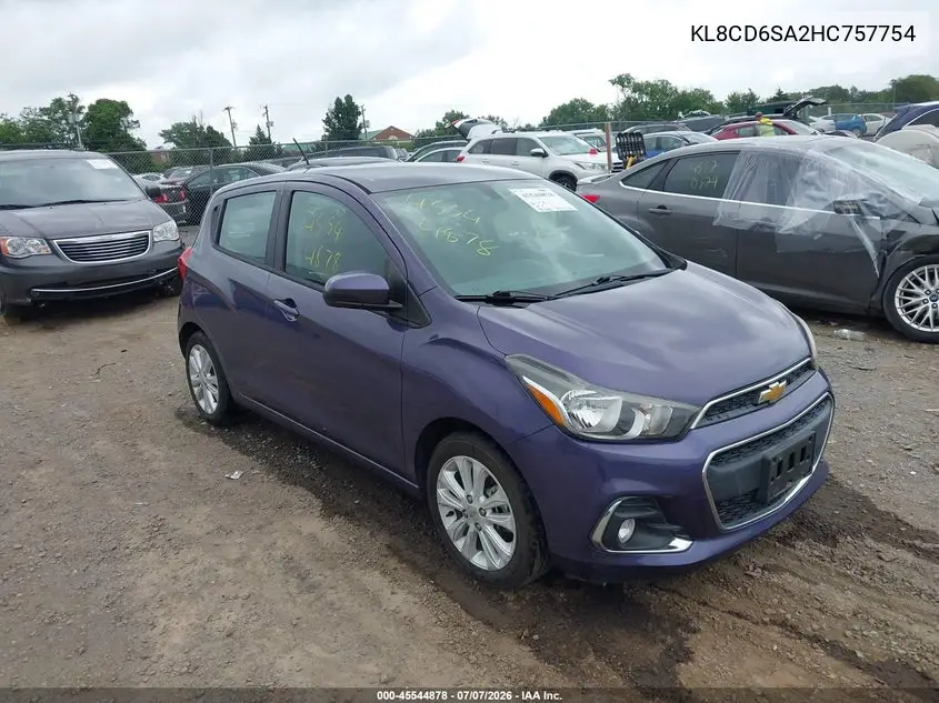 2017 Chevrolet Spark 1Lt Cvt VIN: KL8CD6SA2HC757754 Lot: 45544878