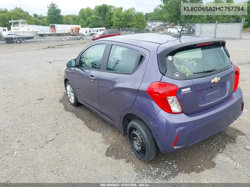 2017 Chevrolet Spark 1Lt Cvt VIN: KL8CD6SA2HC757754 Lot: 45544878