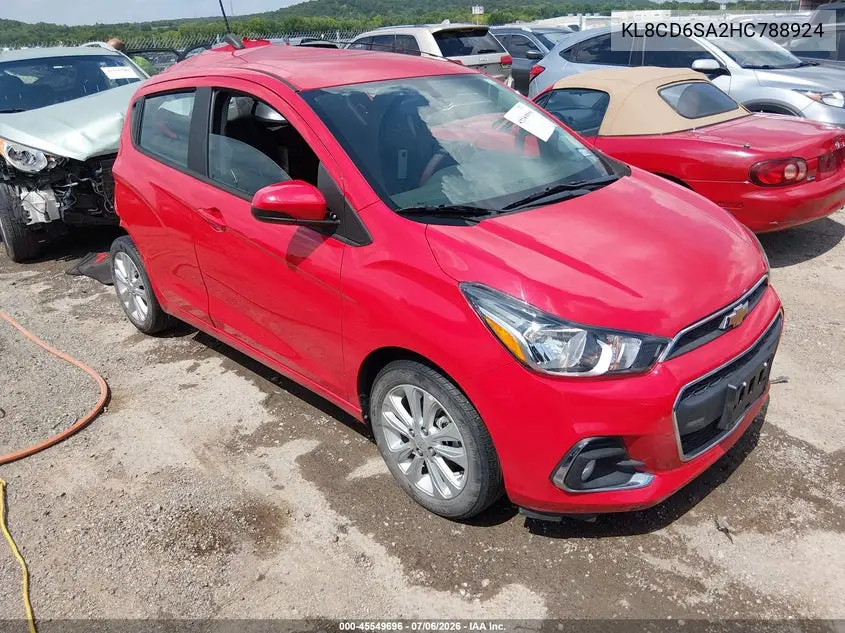 2017 Chevrolet Spark 1Lt Cvt VIN: KL8CD6SA2HC788924 Lot: 45549696