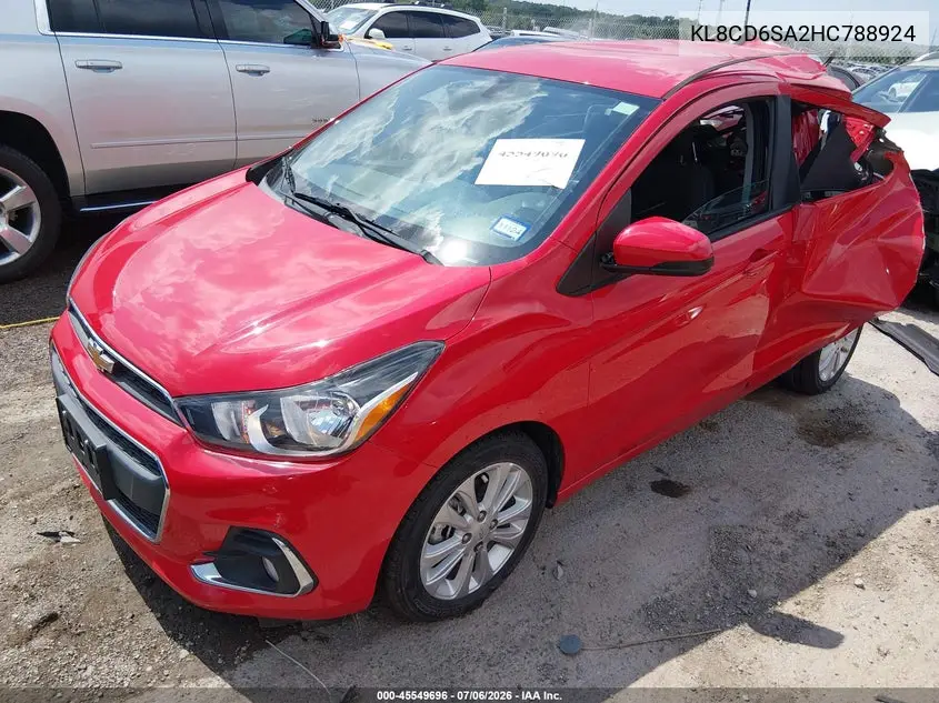 2017 Chevrolet Spark 1Lt Cvt VIN: KL8CD6SA2HC788924 Lot: 45549696
