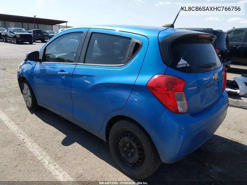 2017 Chevrolet Spark Ls Cvt VIN: KL8CB6SAXHC766756 Lot: 45572383