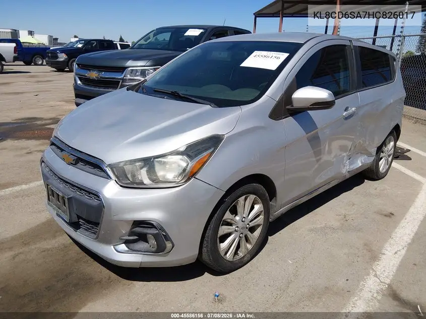 2017 Chevrolet Spark 1Lt Cvt VIN: KL8CD6SA7HC826017 Lot: 45586156