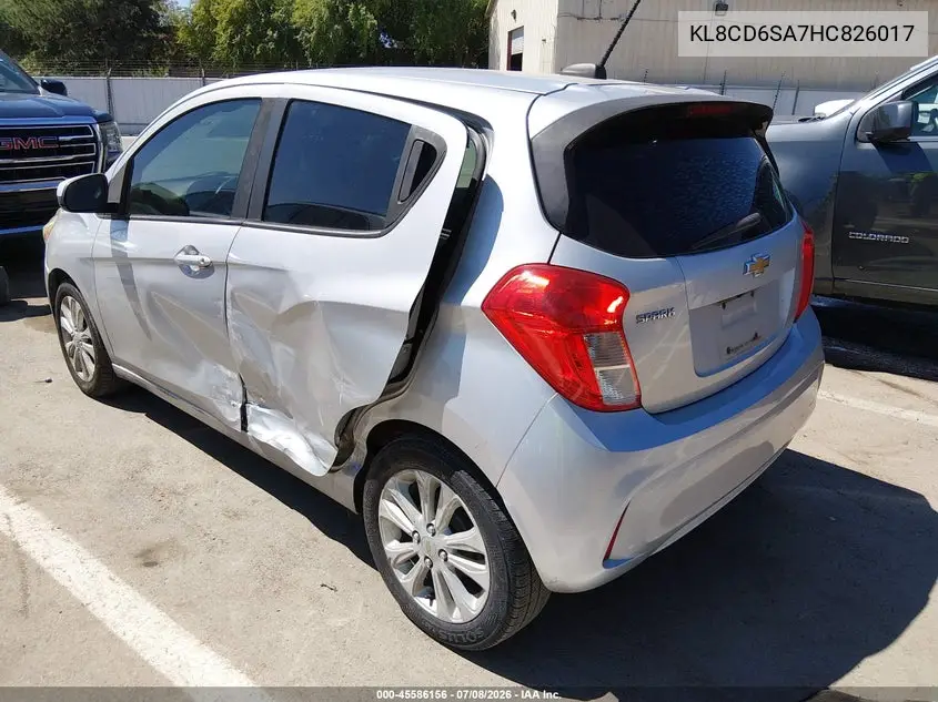 2017 Chevrolet Spark 1Lt Cvt VIN: KL8CD6SA7HC826017 Lot: 45586156