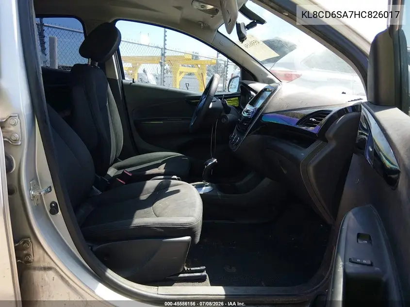 2017 Chevrolet Spark 1Lt Cvt VIN: KL8CD6SA7HC826017 Lot: 45586156