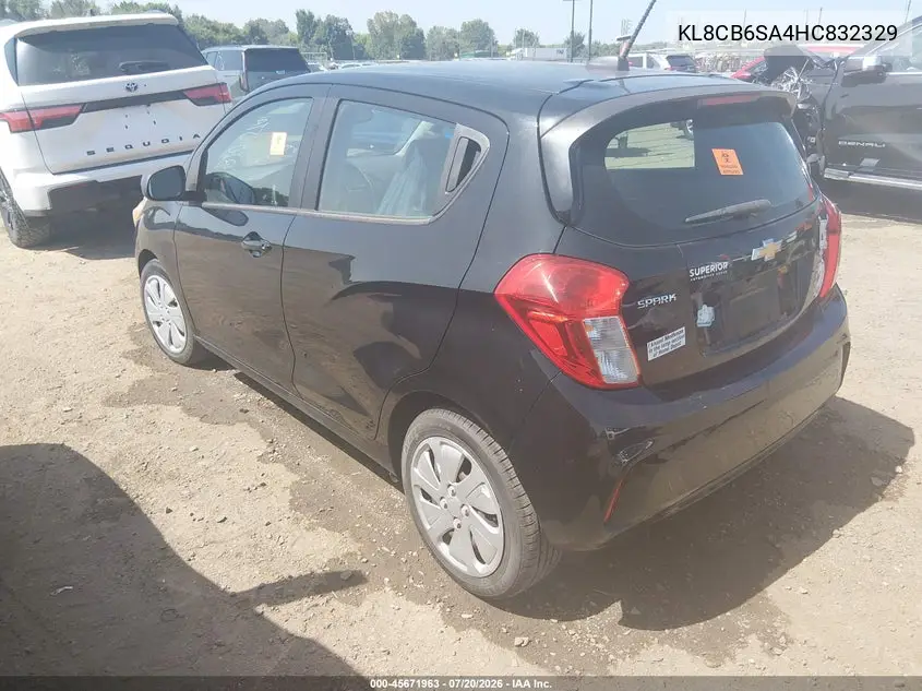 2017 Chevrolet Spark Ls Cvt VIN: KL8CB6SA4HC832329 Lot: 45671963