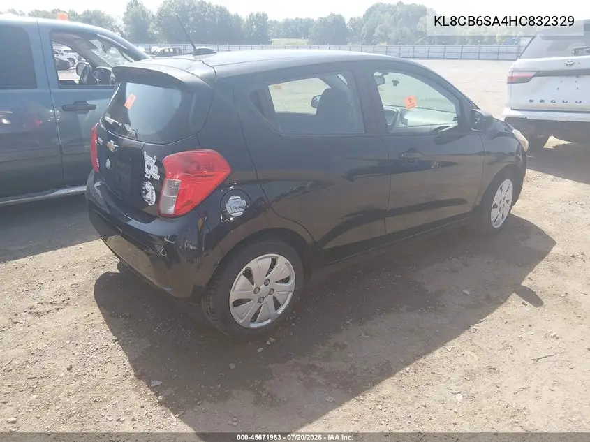 2017 Chevrolet Spark Ls Cvt VIN: KL8CB6SA4HC832329 Lot: 45671963