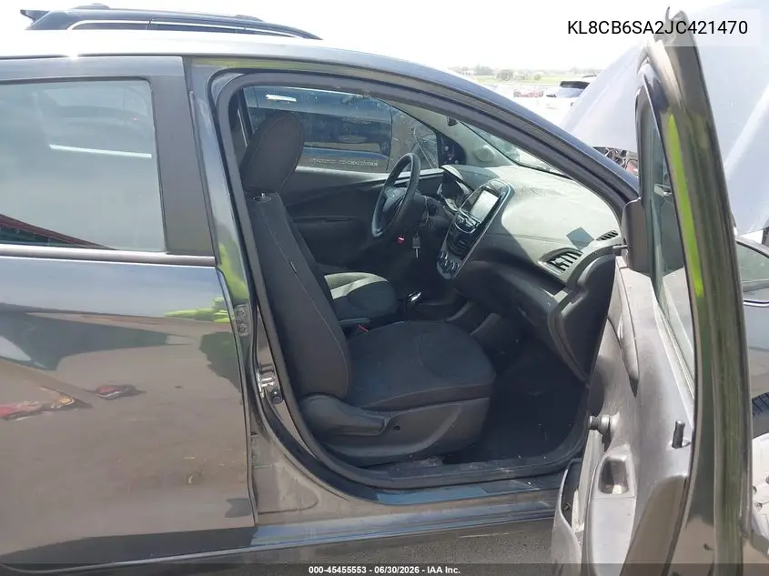 2018 Chevrolet Spark Ls Cvt VIN: KL8CB6SA2JC421470 Lot: 45455553