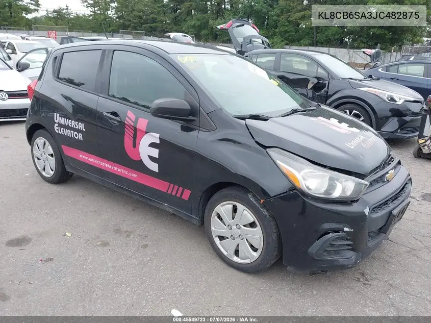 2018 Chevrolet Spark Ls Cvt VIN: KL8CB6SA3JC482875 Lot: 45549723