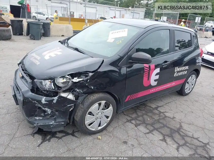 2018 Chevrolet Spark Ls Cvt VIN: KL8CB6SA3JC482875 Lot: 45549723