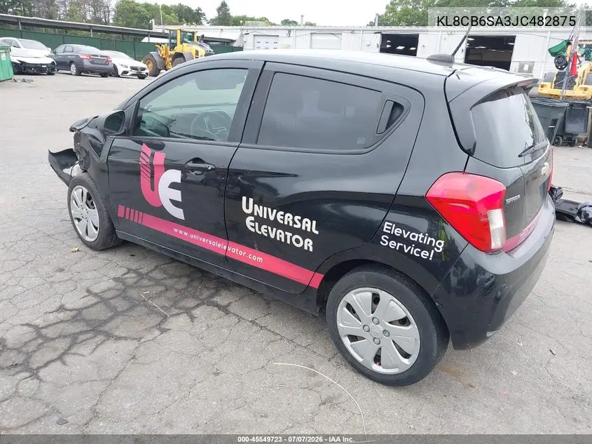 2018 Chevrolet Spark Ls Cvt VIN: KL8CB6SA3JC482875 Lot: 45549723