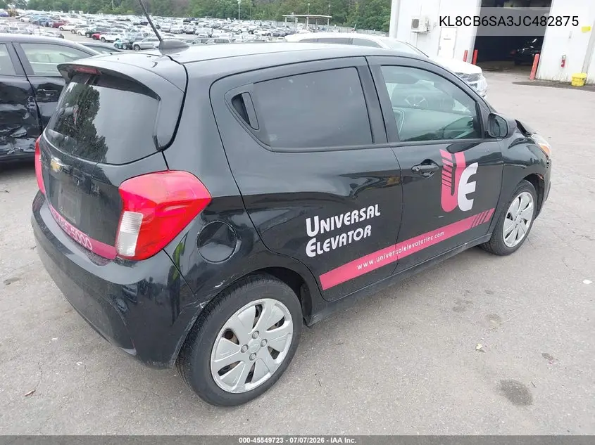2018 Chevrolet Spark Ls Cvt VIN: KL8CB6SA3JC482875 Lot: 45549723