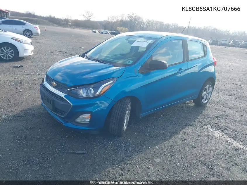 2019 Chevrolet Spark Ls Cvt VIN: KL8CB6SA1KC707666 Lot: 45081160
