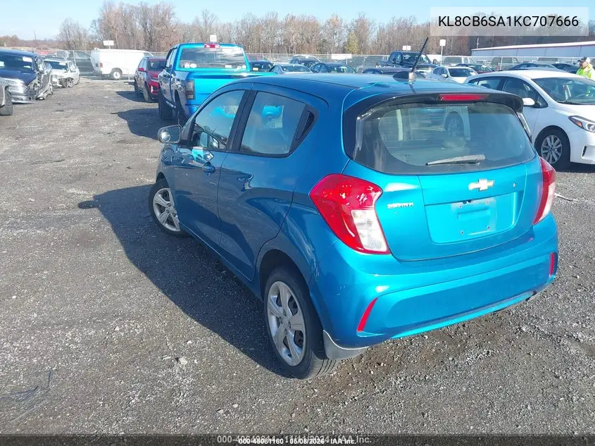 2019 Chevrolet Spark Ls Cvt VIN: KL8CB6SA1KC707666 Lot: 45081160
