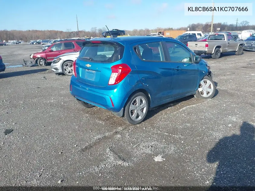 2019 Chevrolet Spark Ls Cvt VIN: KL8CB6SA1KC707666 Lot: 45081160