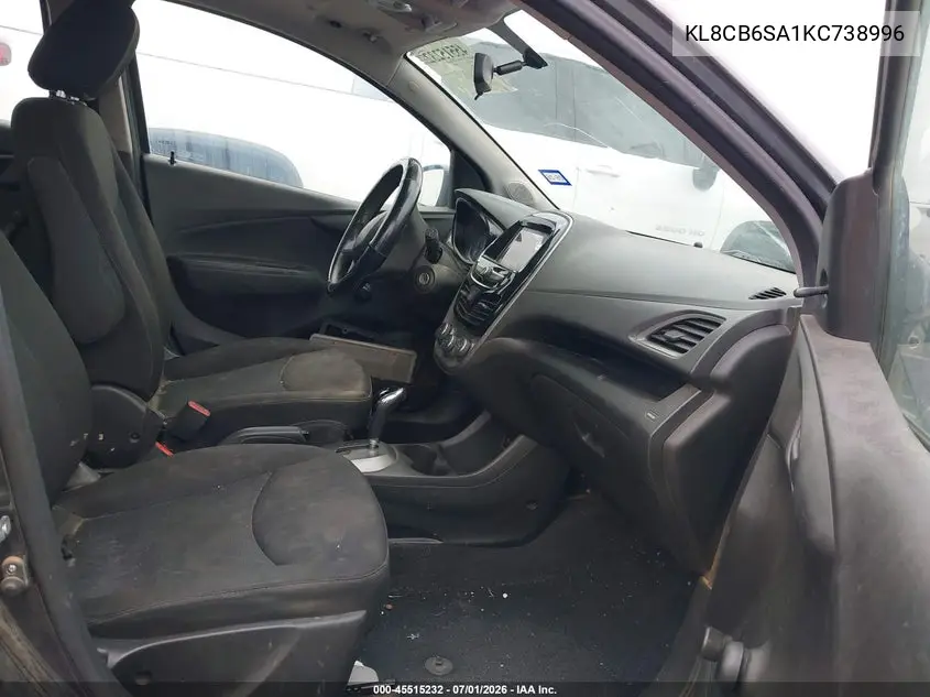 2019 Chevrolet Spark Ls Cvt VIN: KL8CB6SA1KC738996 Lot: 45515232