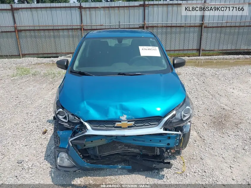 2019 Chevrolet Spark Ls Cvt VIN: KL8CB6SA9KC717166 Lot: 45640243